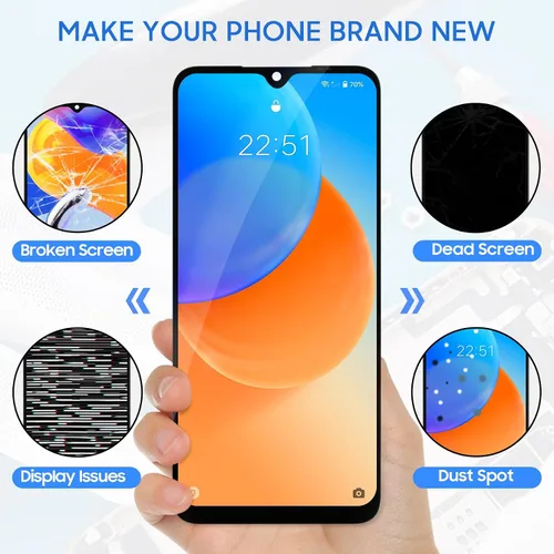 Vista 3 de Reemplazo de pantalla para Motorola Moto G Stylus 5G (2025), pantalla LCD para Moto G Stylus 5G 2025 XT2517-1, pantalla LCD, digitalizador táctil