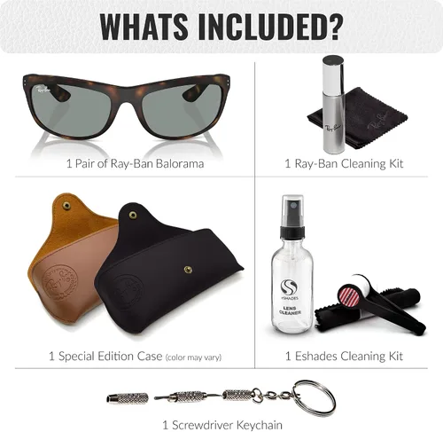 Vista 2 de Ray-Ban RB4089 BALORAMA - Gafas de sol con forma rectangular con kit oficial de gafas
