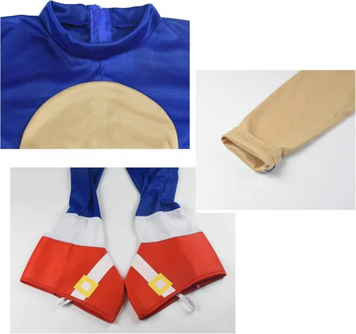 Vista 3 de Disfraz de erizo para niños disfraz de Halloween traje de disfraces para niños