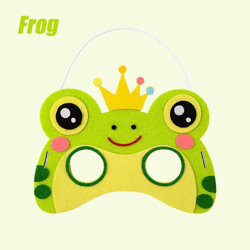 Vista 7 de Paquete de 12 máscaras de animales surtidos para niños regalos para fiesta de cumpleaños de la selva fiesta cosplay Halloween Día del Niño