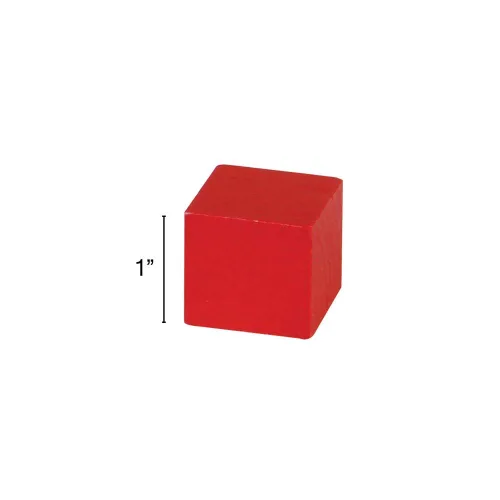 Vista 8 de hand2mind Bloques de madera, cubos de conteo para matemáticas infantiles, bloques de 1 pulgada para manualidades preescolares, manipuladores
