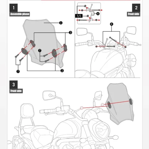 Vista 5 de Compatible con YAMAHA MT07 MT-07 MT 07 2021, accesorios de motocicleta, parabrisas, protección contra viento, deflectore MT-07, plástico ABS de gran