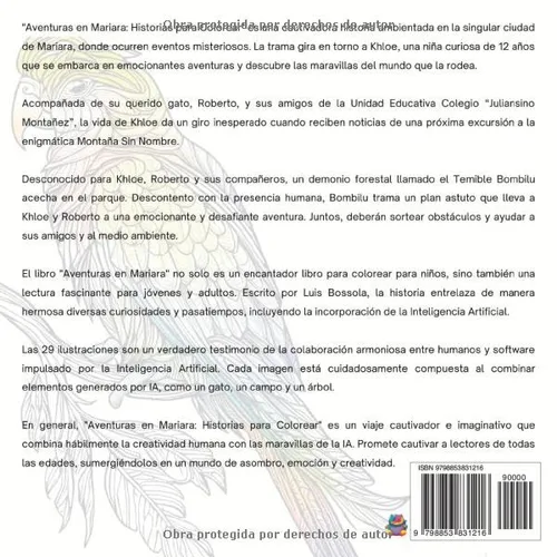 Vista 2 de AVENTURAS EN MARIARIA HISTORIAS PARA COLOREAR (Spanish Edition)