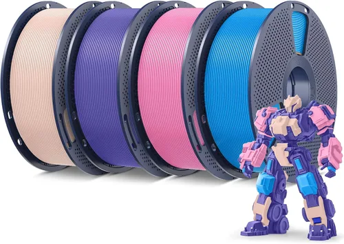 Vista 38 de SUNLU - Filamento PLA Plus para impresora 3D, 1.75 mm, bobina de 1 kg (2.2 lb), enrollado de forma ordenada, precisión dimensional ±0.02 mm