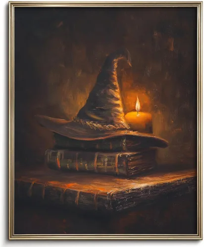 Vista 9 de Pintura vintage de paisaje de campo de flores silvestres, arte de pared de paisaje rural de granja, impresión artística de paisaje de jardín