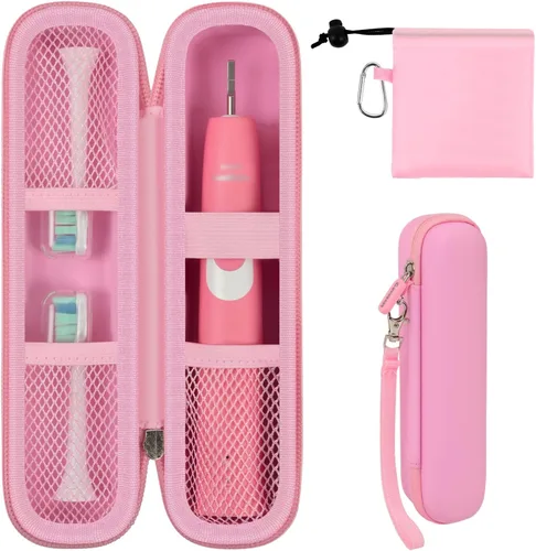 Vista 18 de Funda rígida de viaje para cepillo de dientes compatible con Oral-B Pro 1000, 2000, 3000, 3500, 1500/ para cepillo de dientes eléctrico Philips