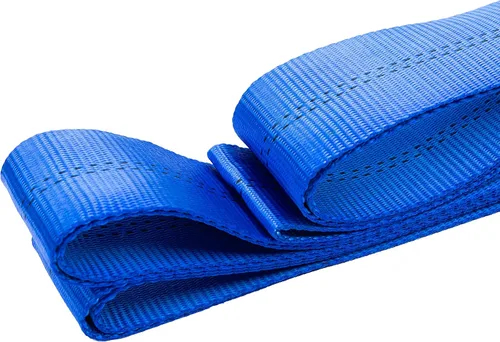 Vista 2 de HFS (R) Blue Tree Saver, correa de cabrestante, correa de remolque, capacidad de 30,000 libras (3 x 8 pies)