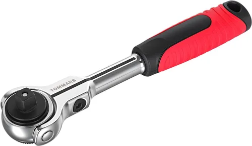 Vista 8 de TOMMARS Cabeza giratoria 1/2 "Drive Ratchet Roto Socket Wrench Herramienta