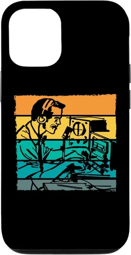 Vista 25 de iPhone 12 mini Retro Radio Vintage Broadcast Ham Radio Case