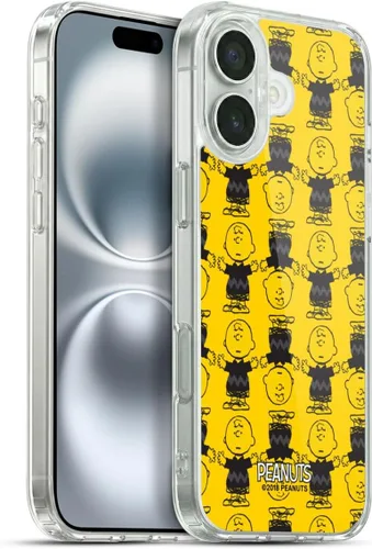 Vista 166 de Head Case Designs Funda de gel suave con licencia oficial de Peanuts Autumn Charlie Brown compatible con Apple iPhone 7 Plus/iPhone 8 Plus