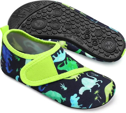 Vista 6 de Joinfree - Zapatos acuáticos de natación para niños y niñas, calcetines acuáticos de secado rápido, zapatos con sensación de pies descalzos