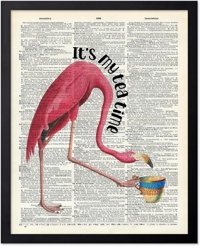Vista 78 de Poster Master Póster artístico de diccionario, diseño de mariposa sobre gato, arte de gato y mariposa, regalo para veterinarios, amantes