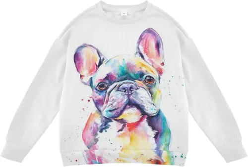 Vista 31 de Plaaee Sudadera de forro polar de manga larga con cuello redondo para niños o niñas, estampado de camiones monstruos, 4T