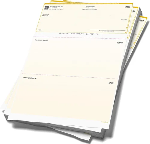 Vista 5 de Comprobaciones de computadora compatibles con control de calidad en la parte superior [1000 hojas] púrpura clásico