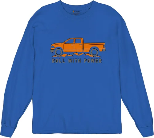 Vista 164 de Tee Hunt Camisetas gráficas y camisetas sin mangas para hombre Roll with Power Pickup Truck