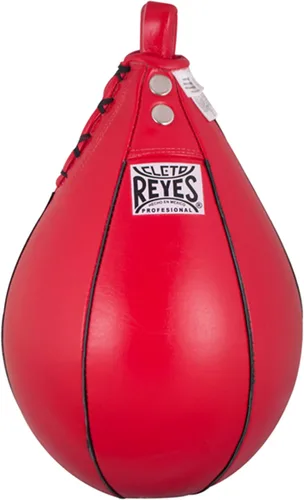 Vista 9 de CLETO REYES Plataforma de cuero de perforación bolsa de velocidad para boxeo, MMA, Muay Thai, equipo de entrenamiento Negro