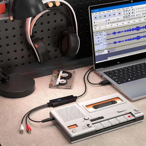 Vista 4 de DriverGenius AV202-B USB2.0 Dispositivo de tarjeta de captura/grabber de audio - Win & Mac