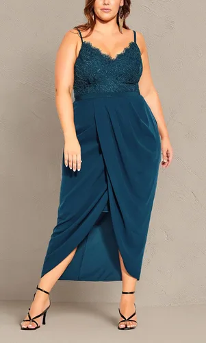 Vista 6 de City Chic Women's Plus Size Cocktail Dress - Lace Touch