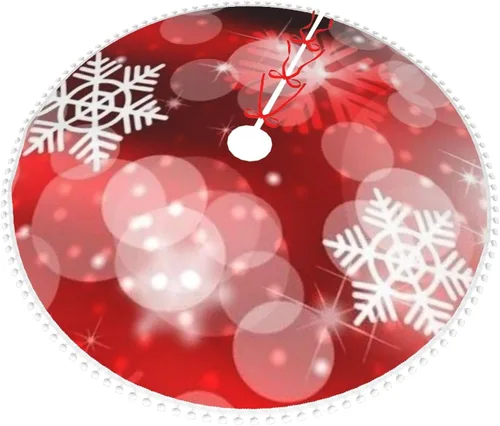 Vista 8 de Tapete suave para árbol de Navidad con patrón de pulpo azul de 30 pulgadas para decoración de fiestas de Navidad, falda de árbol de Navidad de lujo