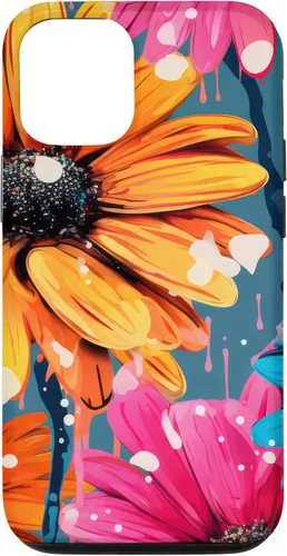 Vista 28 de Drip Gerbera Daisies Case for iPhone 17