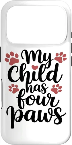Vista 30 de My Child Has Four Paws Pet Parent Case for iPhone 17