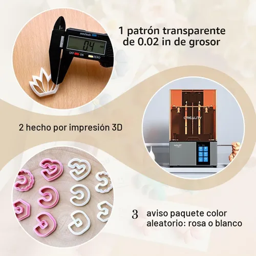 Vista 6 de Keoker Cortadores de arcilla para joyas de arcilla polimérica, cortadores de arcilla polimérica de aro para fabricación de joyas, 5 formas