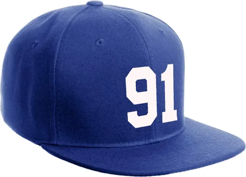 Vista 115 de Número de equipo modificado para requisitos particulares del jugador del color del sombrero del Snapback de la visera plana clásica de la visera