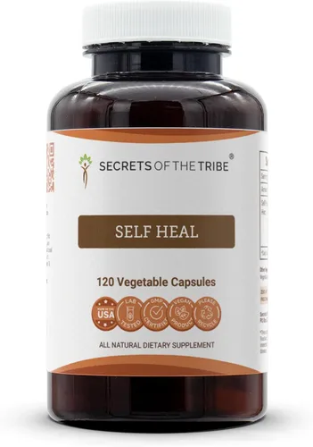 Vista 6 de Secrets of the Tribe Self Heal 60 cápsulas, hechas con cápsulas vegetales y hierba seca autocurable (curar todos, prunella vulgaris) (60 cápsulas)