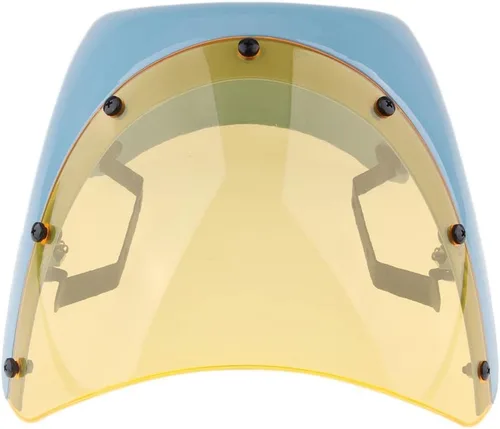 Vista 5 de Baosity - Pantalla de carenado universal para manillar de estilo retro, para faros delanteros de 7 pulgadas