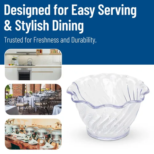 Vista 7 de Carlisle FoodService Products 453207 Mini taza de plástico para parfait, 5.4 onzas, transparente