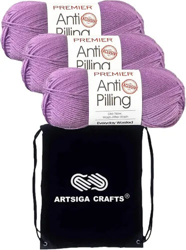 Vista 62 de Premier Yarns Antibolitas para todos los días Blancanieves 100-1 Dn100-1-Snow-White