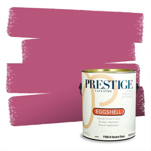 Vista 344 de Prestige Paints Pintura exterior e imprimación en uno, 1 galón, plano, coincidencia comparable de Valspar* Amber Rose*