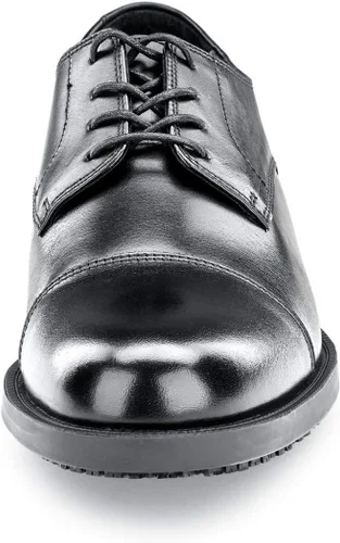 Vista 6 de Shoes for Crews Dress Shoes for Men, Mens Oxfords, Zapatos De Vestir para Hombre, Slip Resistant, Safety, Brown or Black