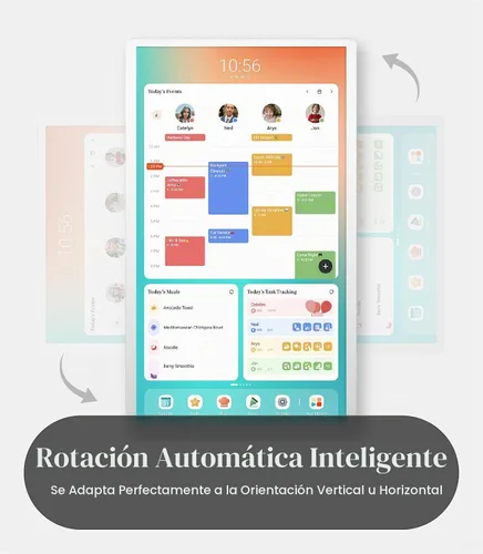 Vista 9 de Cozyla Mate Calendario+2: Calendario digital de 32 "Pantalla táctil de pared Tabla de tareas Tablero de instrumentos personalizable Pantalla Blanco