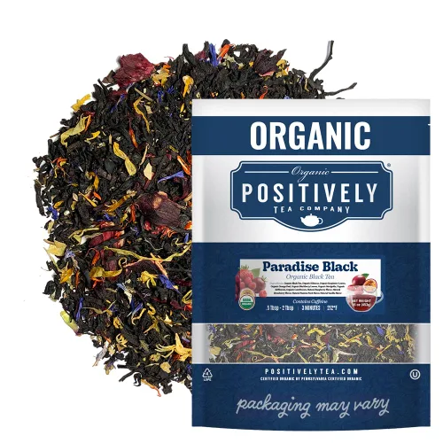 Vista 36 de Bolsas de hojas sueltas para té. Orgánicas por USDA. Positively Tea LLC.