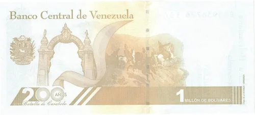 Vista 5 de 10 x 1,000,000 bolívares, TBB# 384, Auténticos Digitales de Polímero UNC, Total de Diez Millones de Soberano