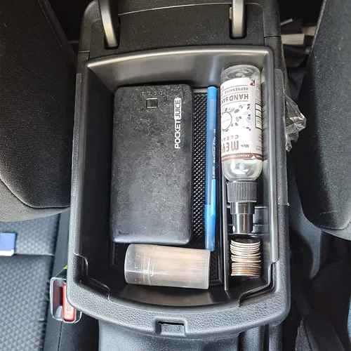 Vista 9 de TACORBO - Organizador de consola central compatible con KIA Soul 2020 2021 2022 2023 2024 2025, accesorios para reposabrazos y guantera