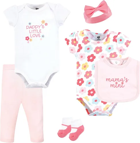 Vista 52 de Hudson Baby Juego de canastilla de algodón unisex para bebé Arcos de ballet Bunny