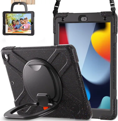 Vista 14 de Funda para iPad de 10.2 pulgadas de 9ª generación 2021 / 8ª generación 2020 / 7ª 2019, funda a prueba de golpes para niños con protector