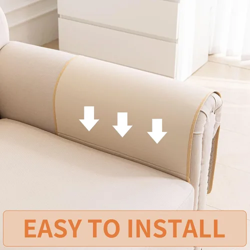 Vista 6 de HAOMAIJIA Organizador antideslizante de reposabrazos para sofá, organizador de almacenamiento lateral para sillón y mesita de noche, para sofá