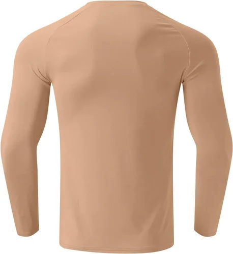Vista 87 de Camisas de compresión atléticas de manga larga para hombre, capa base, camisa de entrenamiento atlético, camisas de compresión, camisetas deportivas