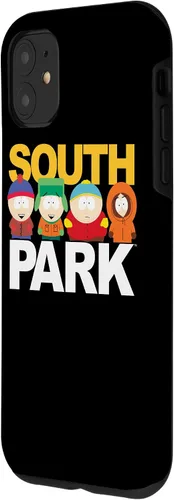 Vista 2 de Funda sándwich con logotipo de South Park Gang para iPhone 11