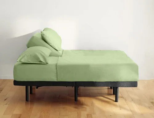 Vista 11 de Juego de sábanas Queen de 800 hilos, parte superior flexible para cama ajustable, juego de sábanas de 4 piezas, 100% algodón egipcio, bolsillo