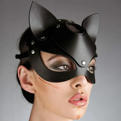 Vista 3 de Máscara de piel para mujer, para cosplay, Halloween, disfraz