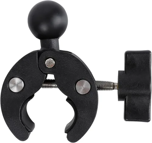 Vista 5 de Adaptador de bola de 1 pulgada para base de montaje de abrazadera de manillar con brazo de doble enchufe de 2.36 pulgadas, compatible con soportes