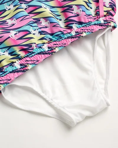 Vista 5 de dELiA*s Pantalones cortos deportivos para niña, paquete de 4 pantalones cortos deportivos para correr con riñonera (7-16)
