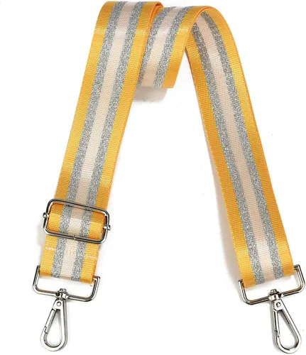 Vista 78 de LVYOUME Correa para bolso, accesorios plateados, correas anchas para bolsa, correa de hombro ajustable para bolsos