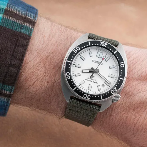 Vista 74 de StrapHabit Correa de reloj de liberación rápida, correa de reloj de tela de vela, dos longitudes, correa de reloj de piel de nailon, 0.748 in, 0.787