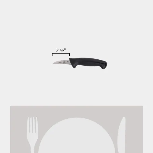Vista 4 de Mercer Culinary M22102 Millennia Black Handle - Cuchillo de pelar/tornear, mango negro, 2.5 pulgadas