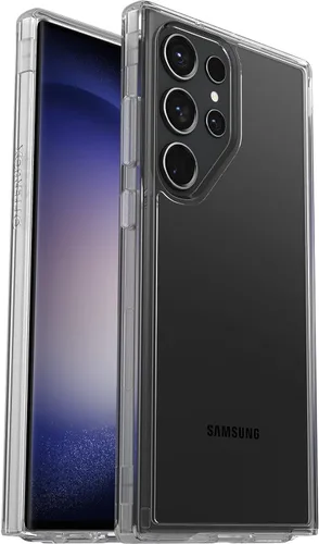 Vista 10 de OtterBox Galaxy S23 Ultra (solamente) - Funda de la serie Symmetry - Embalaje no minorista (negro)